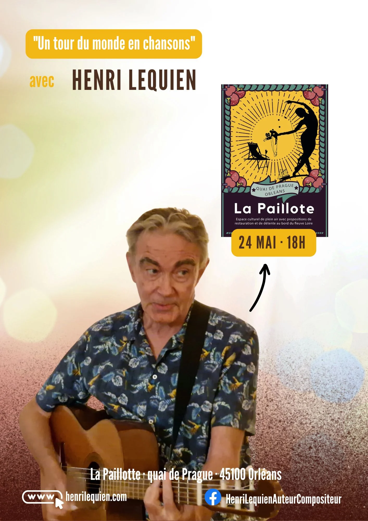 Henri Lequien chante à la Paillote